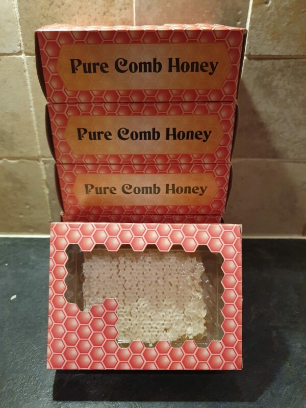 Pure, raw Lancashire honeycomb from The Bee Centre